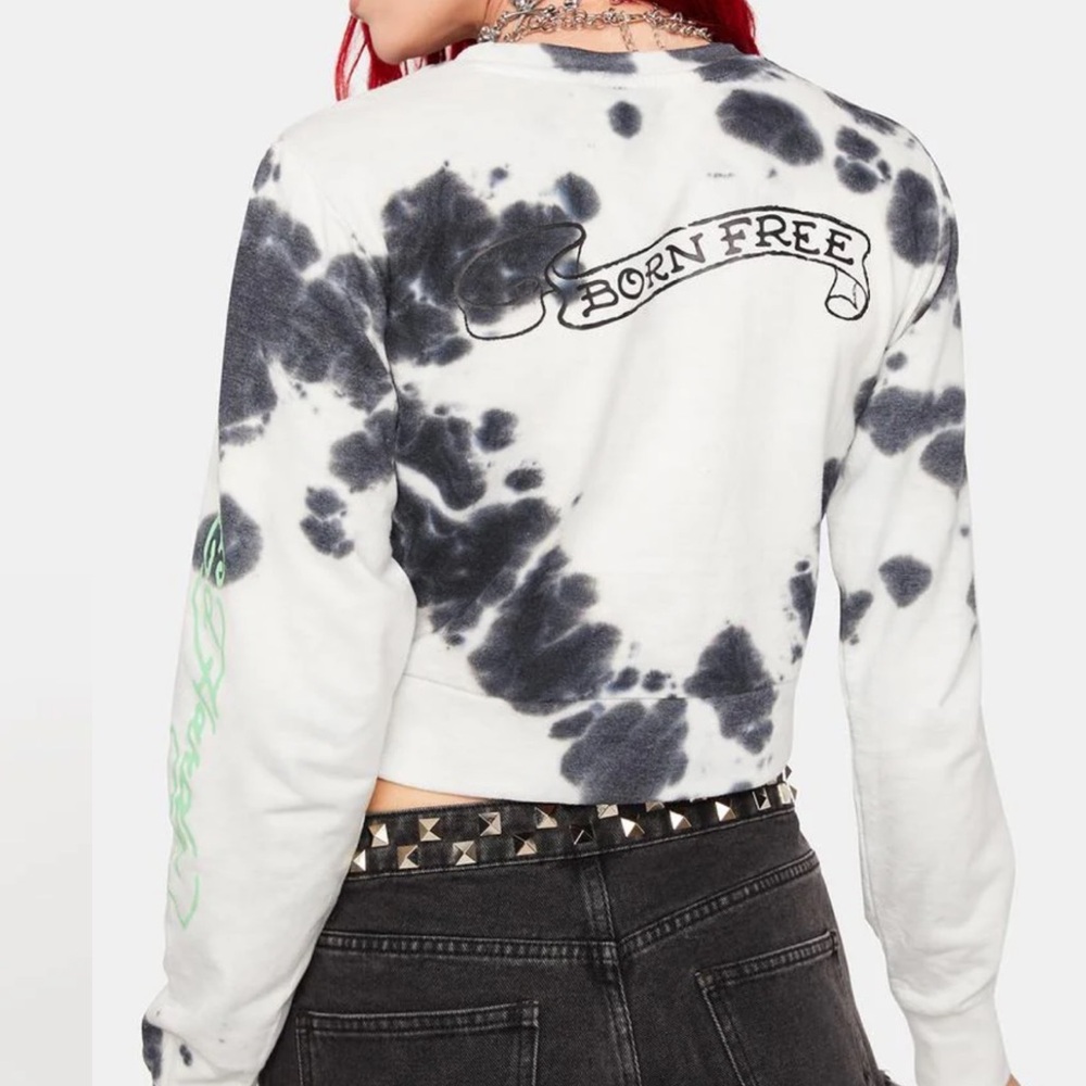 Ed Hardy Cropped Sweatshirt - Picture 3 of 6
